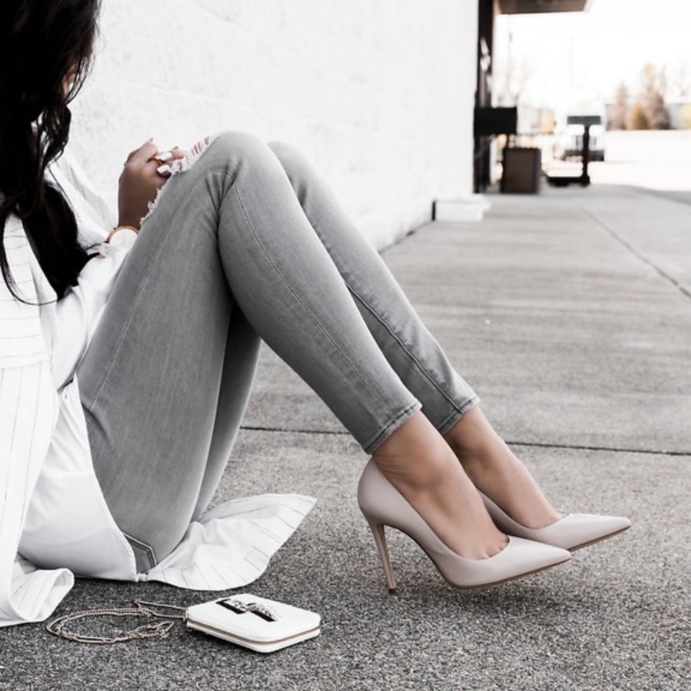 M. Gemi The Esatto 105mm Nude Pumps Warm Sand